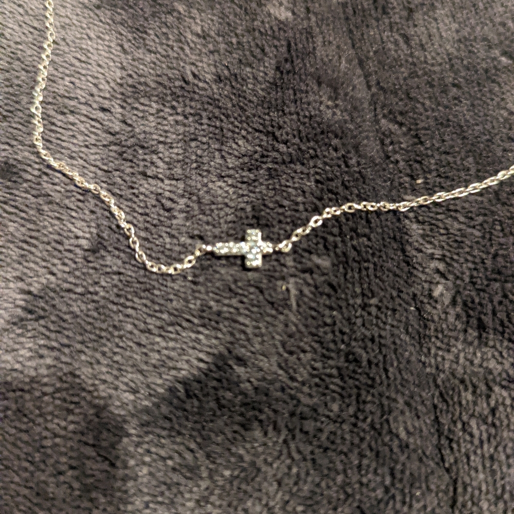 Cross necklace sterling silver